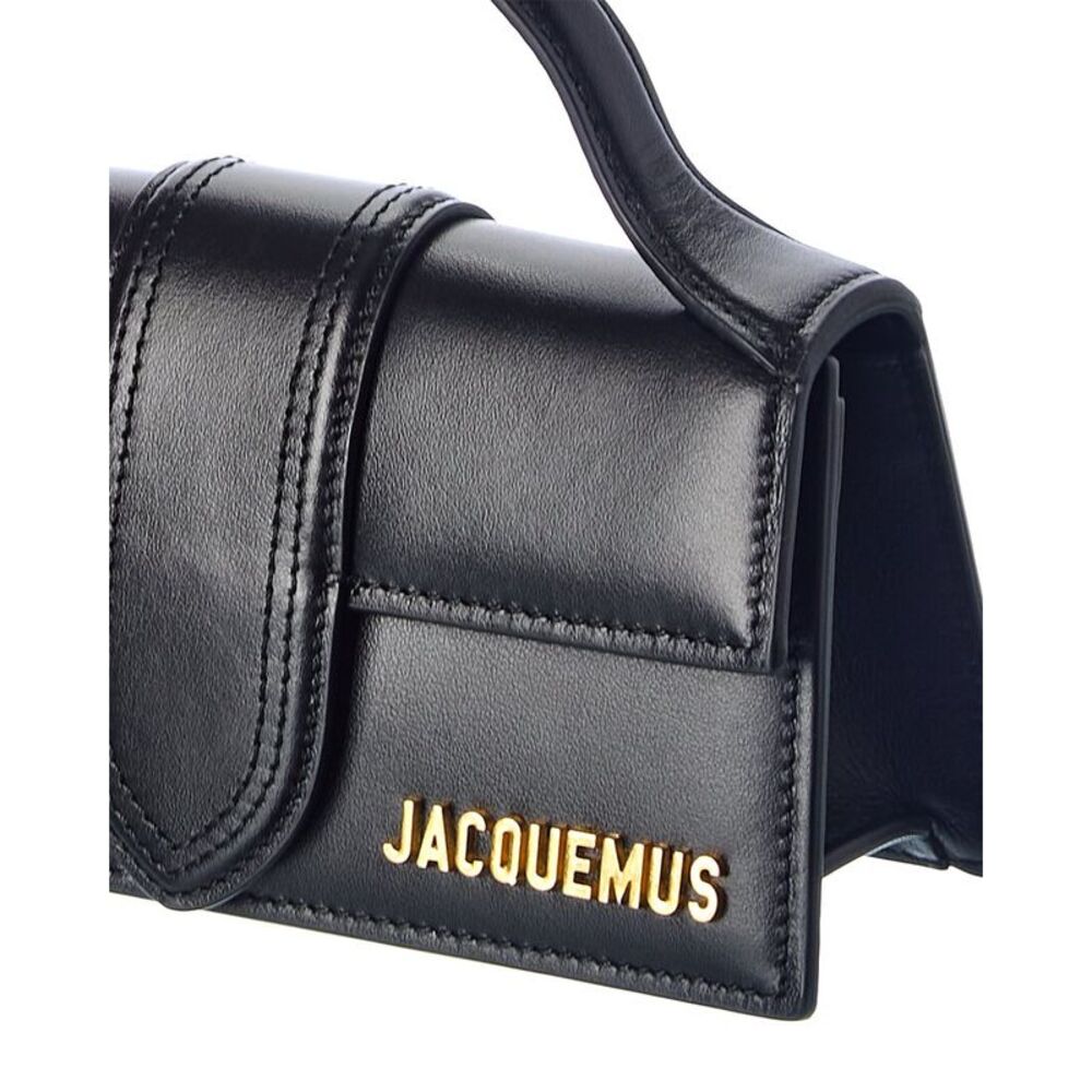 Jacquemus Le Bambino Leather Shoulder Bag, Black - Picture 3 of 5